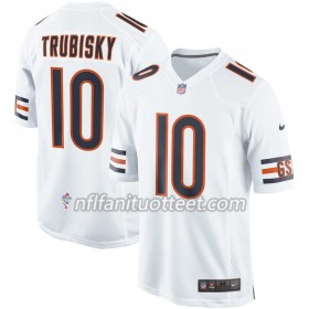 Miesten Chicago Bears NFL Pelipaita Mitchell Trubisky 10 Nike Valkoinen